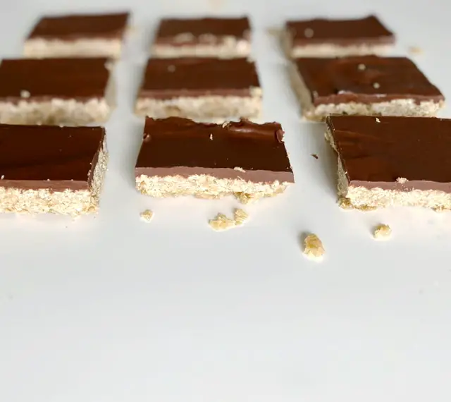 9 gluten free and dairy free O'henry bars