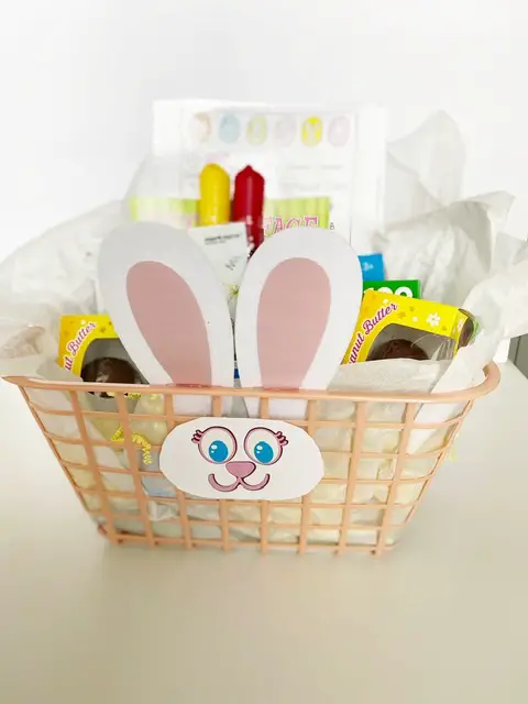 how to make an easter basket from dollar tree