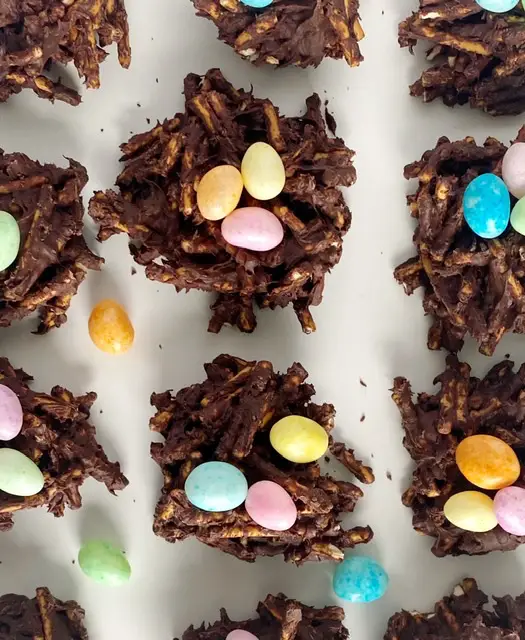 gluten free birds nest easter treats