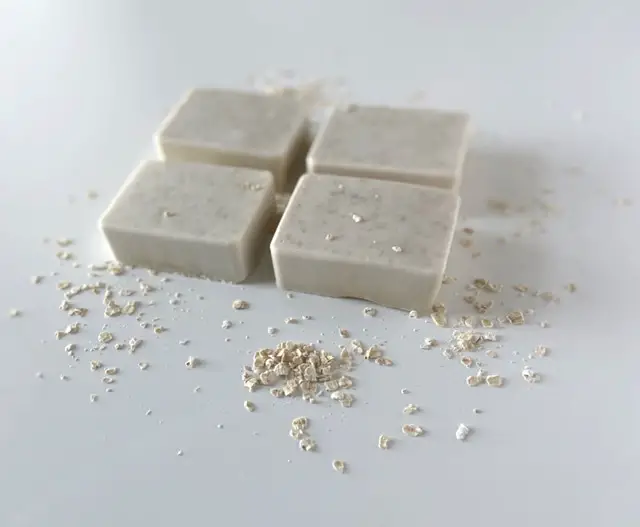 4 bars oatmeal & honey shea butter soap bars