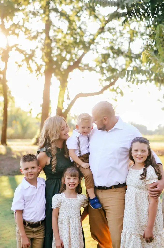 Outdoor family picture